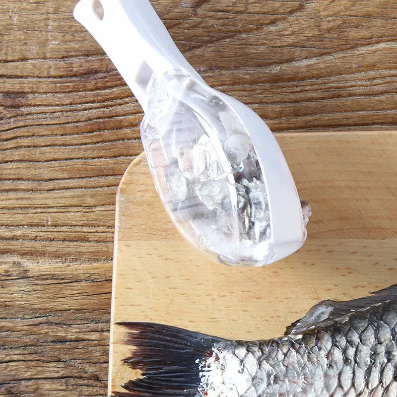 Fish Skin Brush Scraping Fish Scale Brush Grater Quick Disassembly Fish Knife Cleaning Peeling Skin Scraper Scraper Fish Scaler Kitchen Tools - Bellarte Enchanté Fish Skin Brush Scraping Fish Scale Brush Grater Quick Disassembly Fish Knife Cleaning Peeling Skin Scraper Scraper Fish Scaler Kitchen Tools